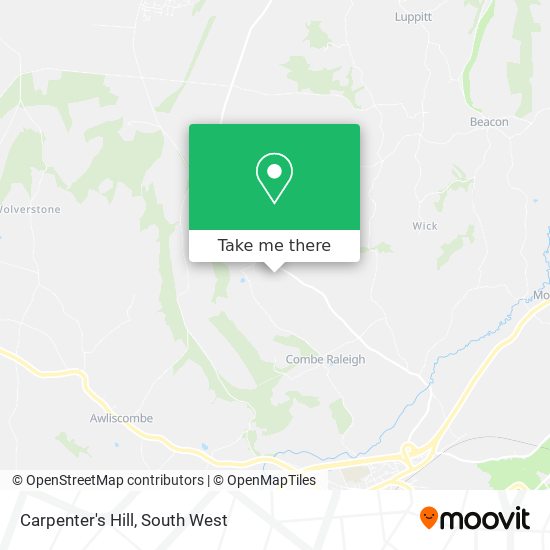 Carpenter's Hill map