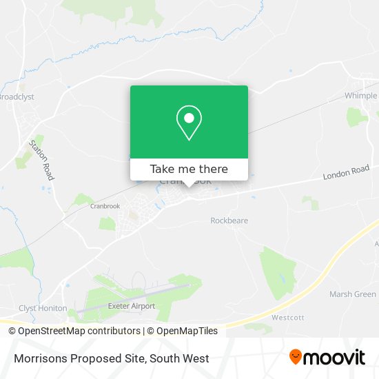 Morrisons Proposed Site map