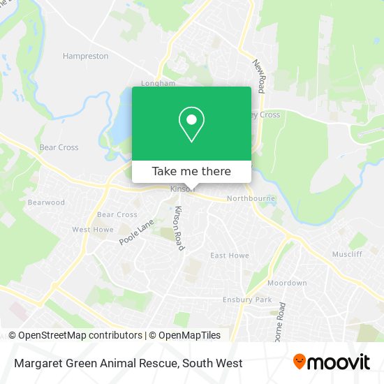 Margaret Green Animal Rescue map