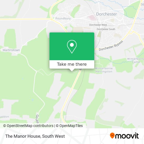 The Manor House map