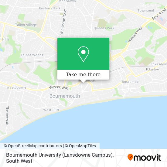 Bournemouth University (Lansdowne Campus) map