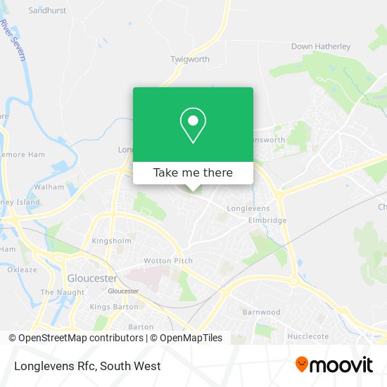 Longlevens Rfc map