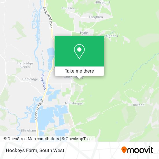 Hockeys Farm map