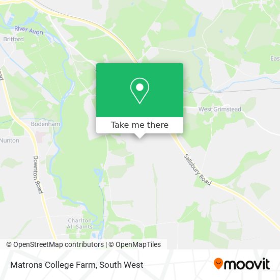 Matrons College Farm map