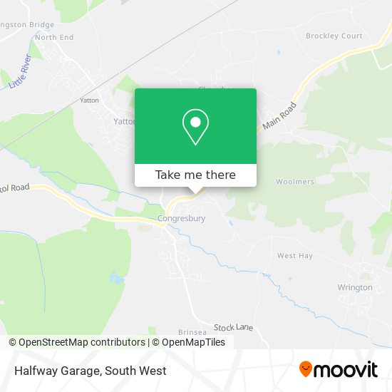 Halfway Garage map