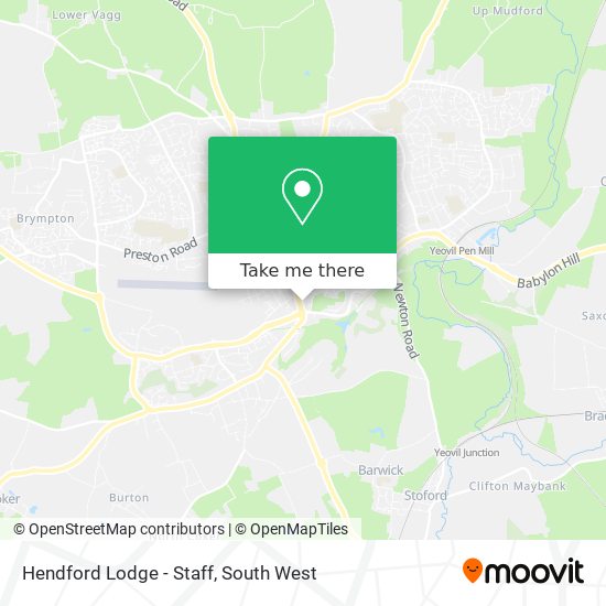 Hendford Lodge - Staff map