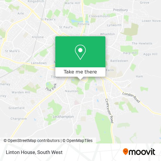Linton House map