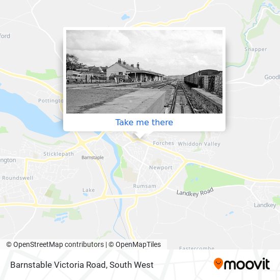 Barnstable Victoria Road map