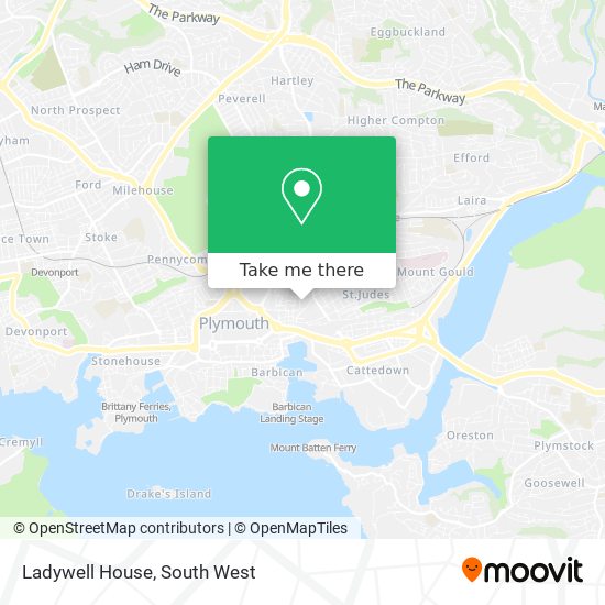 Ladywell House map