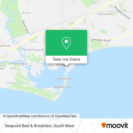 Seapoint Bed & Breakfast map
