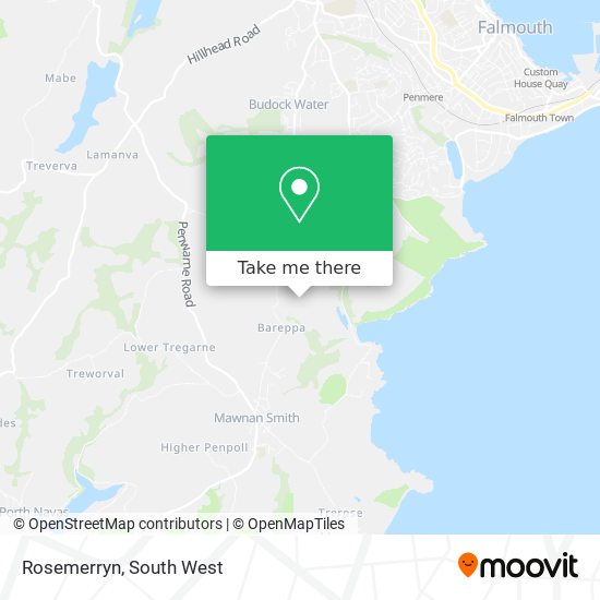 Rosemerryn map