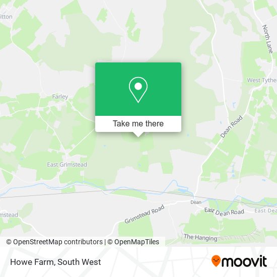 Howe Farm map