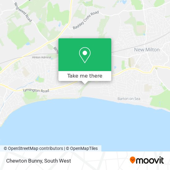 Chewton Bunny map