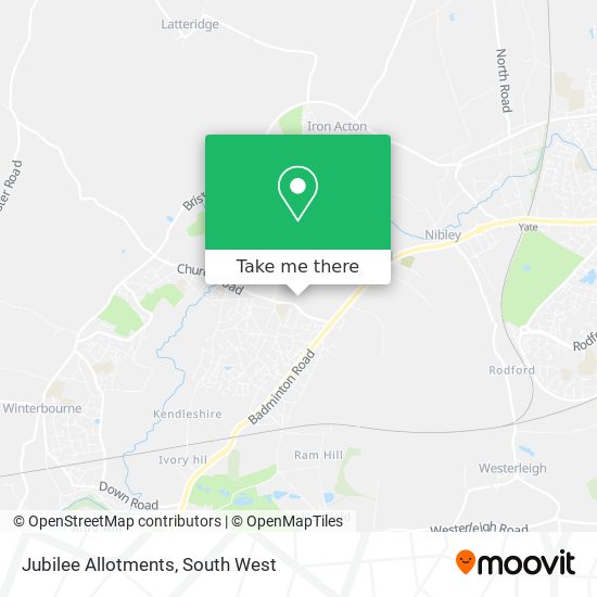 Jubilee Allotments map