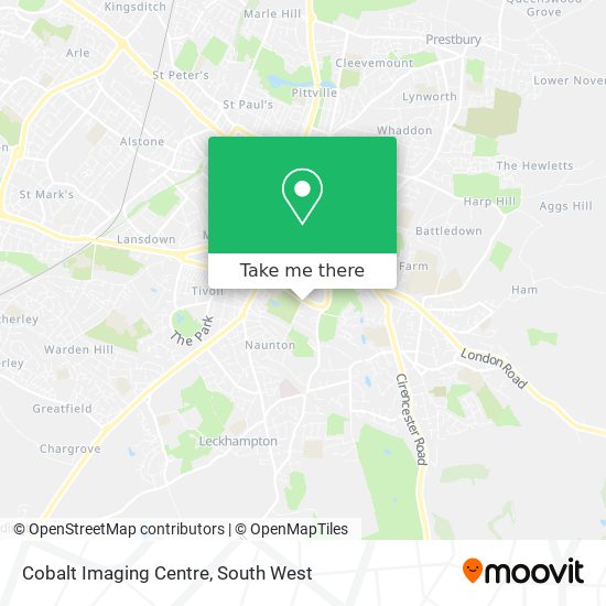 Cobalt Imaging Centre map