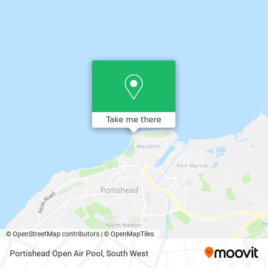 Portishead Open Air Pool map