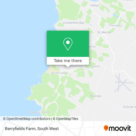Berryfields Farm map