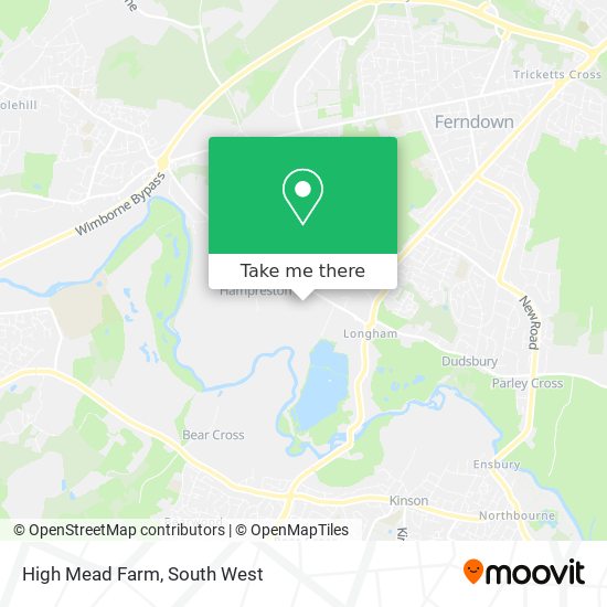 High Mead Farm map
