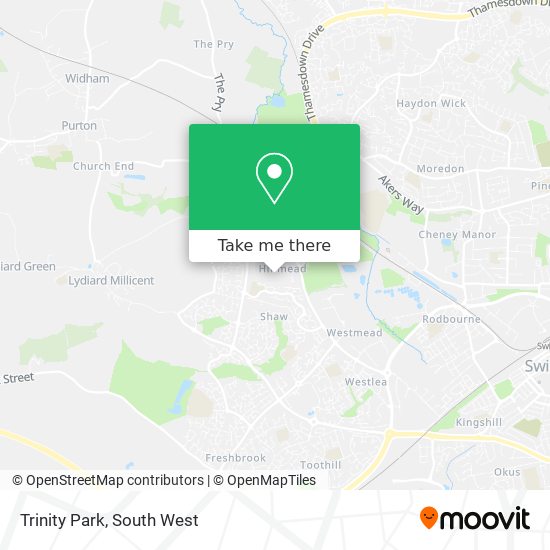 Trinity Park map