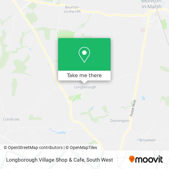 Longborough Village Shop & Cafe map