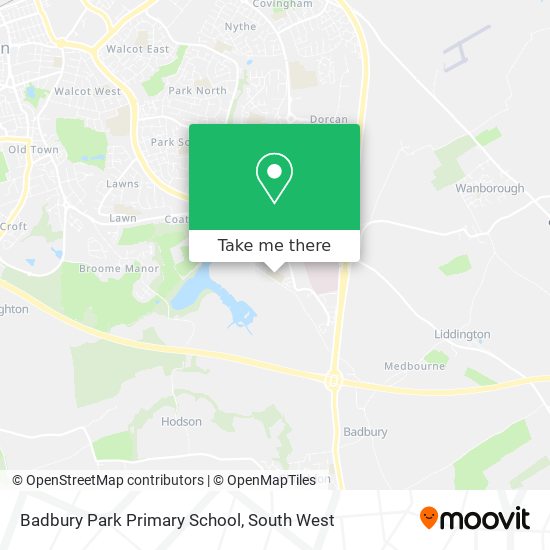 Badbury Park Primary School map