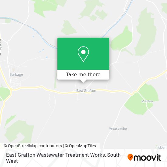 East Grafton Wastewater Treatment Works map