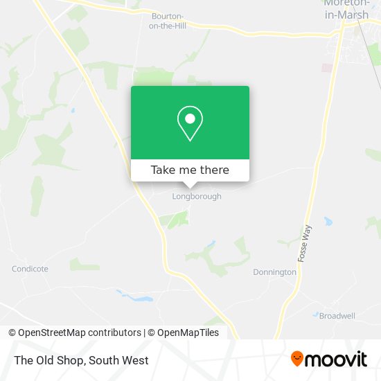 The Old Shop map