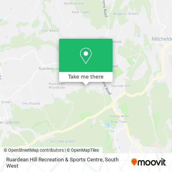 Ruardean Hill Recreation & Sports Centre map