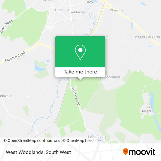 West Woodlands map