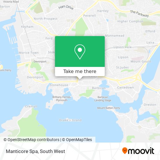 Manticore Spa map