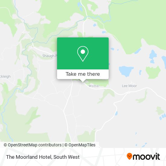 The Moorland Hotel map