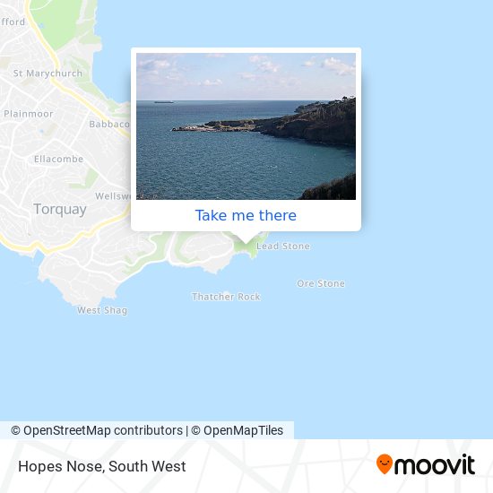 Hopes Nose map