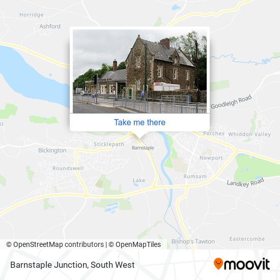 Barnstaple Junction map