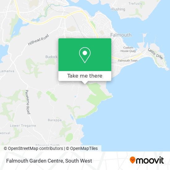 Falmouth Garden Centre map