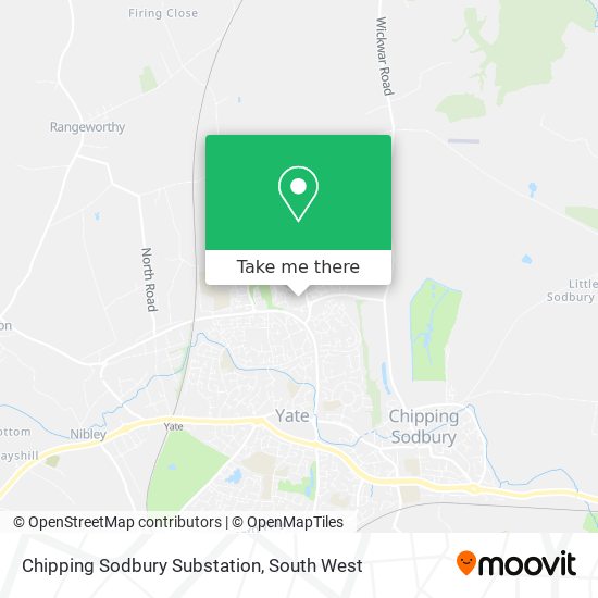 Chipping Sodbury Substation map