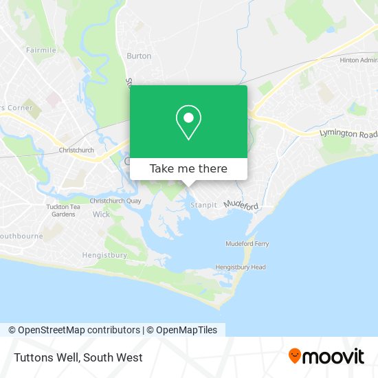 Tuttons Well map