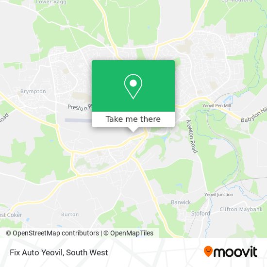 Fix Auto Yeovil map
