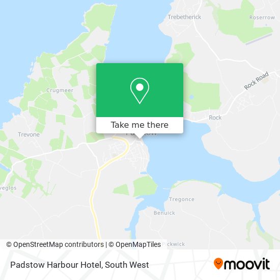 Padstow Harbour Hotel map