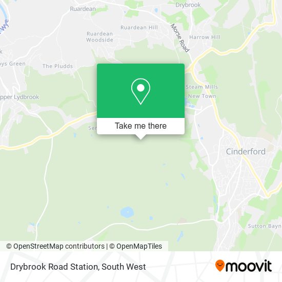 Drybrook Road Station map