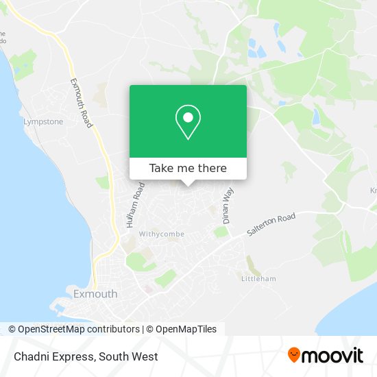 Chadni Express map