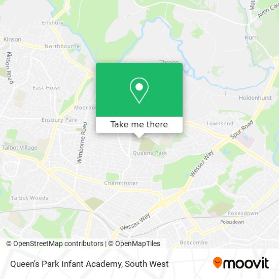Queen's Park Infant Academy map