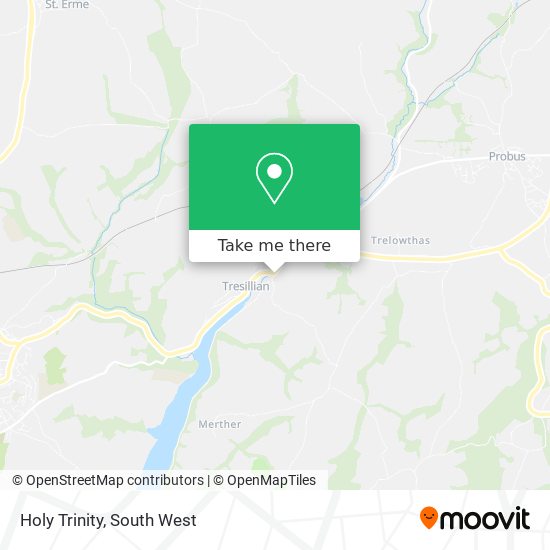 Holy Trinity map