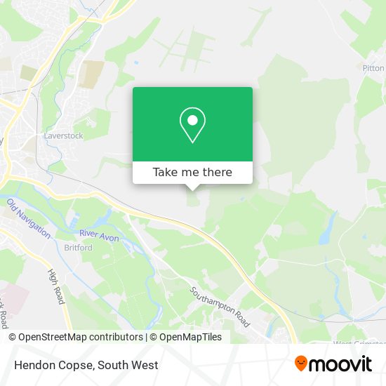 Hendon Copse map