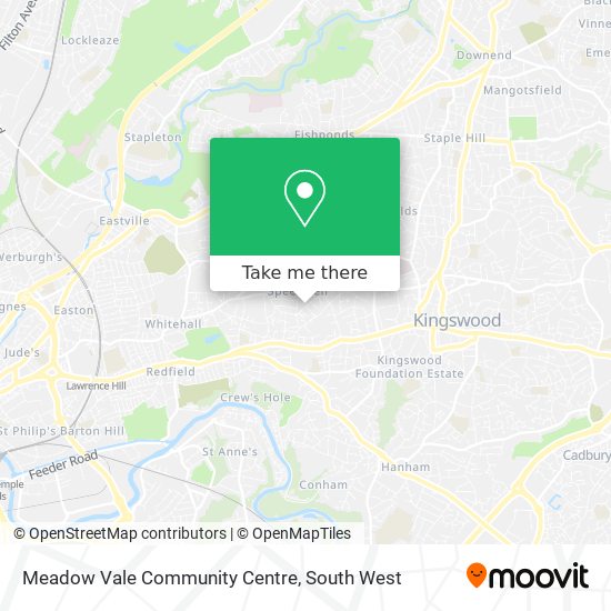 Meadow Vale Community Centre map