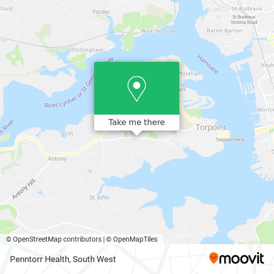 Penntorr Health map