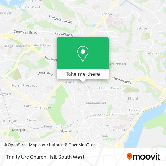 Trinity Urc Church Hall map