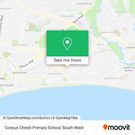 Corpus Christi Primary School map