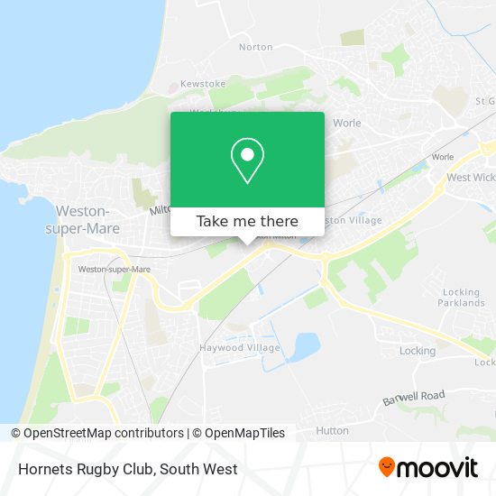 Hornets Rugby Club map