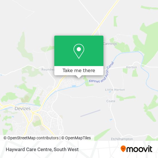 Hayward Care Centre map