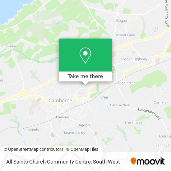 All Saints Church Community Centre map